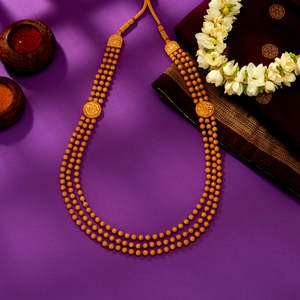 Collar Thushi de Oro de 18k con Perlas y Diamantes Vintage para Mujer - Product Image 1