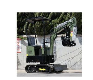 Nouveautés en promotion ! Mini-excavatrice TERROR-XSTORM – Trancheuse de 1 tonne avec auvent, pince hydraulique - Product Image 5