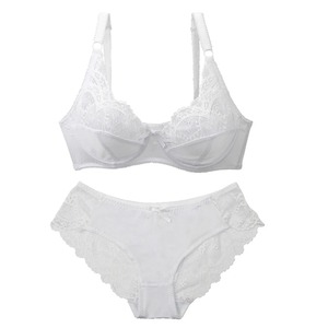 Sujetador transparente ultrafino sujetador Panty Set Push up bordado conjunto de ropa interior de talla grande sujetadores mujeres Lencería de encaje - Product Image 3