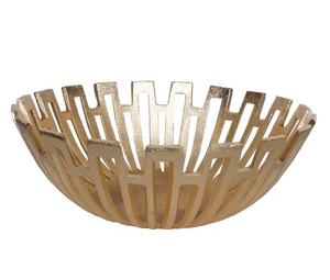 ENSEMBLE DE 3 DÉCOR DE LUXE DÉCORATION DE TABLE MÉTAL DESSERT SEC NOIX, GÂTEAU, BONBON SERVIR PLATEAU À FRUITS BOL POUR DÉCOR DE MARIAGE - Product Image 2