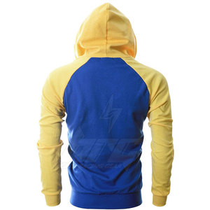 Sudaderas con capucha de hombre sólidas informales de invierno resistentes por encargo Color de contraste polar a prueba de viento transpirable venta directa de fábrica - Product Image 3