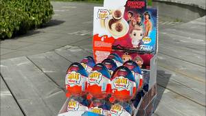 High Quality Stranger Things Theme Kinder Joy Chocolate Egg With <b>Toy</b> Inside For Kids Surprise Gift Bulk Stock OEM Available - Product Image 2