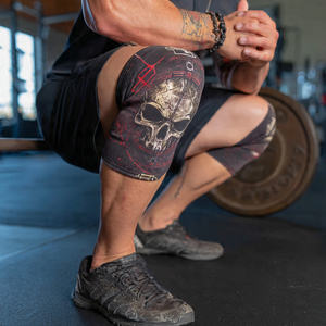 Manchons de genou en néoprène souple de 7 mm pour la musculation, respirants, pour squats lourds et entraînement croisé - Product Image 1