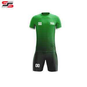 ชุดกีฬาฟุตบอลสำหรับผู้ชายชุดกีฬาฟุตบอลชุดเสื้อเจอร์ซีย์เสื้อฟุตบอลแบบสั้นทำจากโพลีเอสเตอร์ออกแบบได้ตามต้องการ - Product Image 3