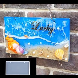 Chất lượng tốt cấp thực phẩm vật liệu A4 máy tính xách tay Silicone doorplate Tên dấu hiệu đúc khuôn mẫu trang bìa đặt phòng Nhẫn - Product Image 2