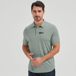 Camisa de Manga Corta Casual para Hombre, Personalizada, 100% Algodón, Protección UV, Secado Rápido, Antiarrugas, Tejido de Punto Transpirable, con Bolsillo, 180g - Product Image 4