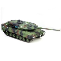 2026 HengLong Amélioré 3889-1 Pro 1:16 Char militaire RC allemand Leopard 2A6 avec tir de billes BB et télécommande infrarouge I/R