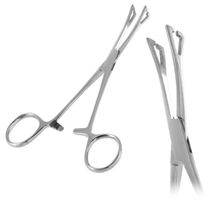 Pinzas de Acero Inoxidable Pennington con Punta Abierta para Perforaciones Corporales de MEDIHEAL SURGICAL CORPORATION, Alta Calidad, 16 cm, Clase I - Product Image 5