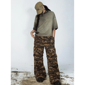 Camiseta extragrande a la moda de verano para mujer, Camiseta 100% de algodón holgada con hombros caídos, ropa de calle de manga corta, tela de Jersey - Product Image 3