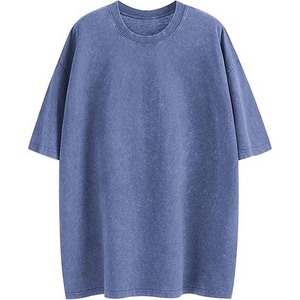 Camisetas para hombre Venta al por mayor Logotipo personalizado Hombres Lavado ácido Camiseta Manga corta Ropa casual Hombres Lavado ácido Camisetas - Product Image 1