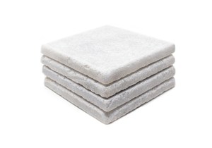Natural Stone Marble <b>Coaster</b> Set With <b>Cork</b> Backing 4 Pieces Absorbent Handmade Home Decor Gift - Product Image 2