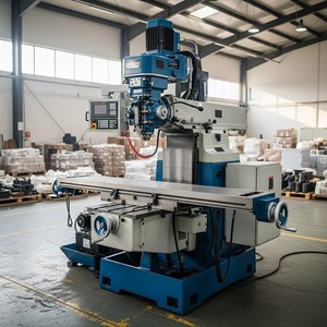 Machine de fraisage de type lit, machine de découpe industrielle en métal CNC verticale automatique à 3 axes Fanuc, performance fiable - Product Image 4