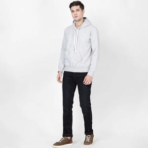 Sweat à capuche personnalisé en tissu polaire High Street pour l'hiver, sweat à capuche uni thermique lourd pour hommes sweat à capuche chaud et respirant OEM - Product Image 4