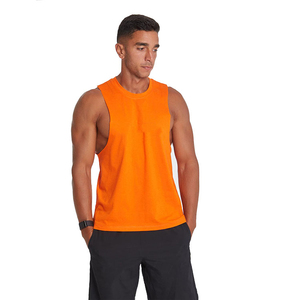Gym <b>Singlets</b> <b>Mens</b> Tank Tops Cotton Stringer Bodybuilding and Fitness - Product Image 4