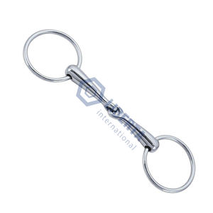 Nueva llegada de alta calidad caballo ecuestre Bits Snaffle caballo montar anillo Snaffle Bits equipo equino - Product Image 4