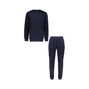 High Quality Custom Logo Two Piece Suits Solid Color <b>Plain</b> <b>Tracksuit</b> Hoodie Men Sweatsuit Sets for Men - Product Image 3