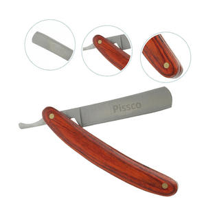Navaja de afeitar plegable para barbería, navaja de afeitar de filo recto para peluquería, soporte para cuchillos de peluquería y estilismo. - Product Image 6