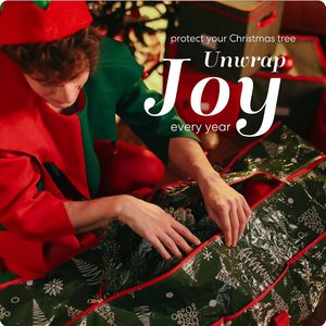 Bolsa de almacenamiento para árbol de Navidad para árbol artificial de 9 pies, material duradero e impermeable, cierre con cremallera, asa de transporte, multifunción - Product Image 5