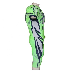 Uniforme de Fútbol Americano Transpirable y Fácil de Usar, Ropa de Equipo, Impresión por Sublimación, Manga Corta, Talla Grande, Servicio OEM - Product Image 6