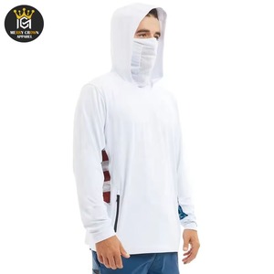 เสื้อฮู้ดสำหรับตกปลาป้องกันรังสียูวีของผู้ชายเสื้อฮู้ดสำหรับตกปลากันน้ำระบายอากาศได้ดี - Product Image 2