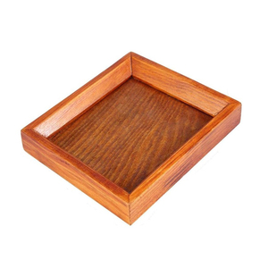 Venta caliente verde quemado Color antiguo Calidad superior Madera de pino Bandeja de servicio hecha a mano Bandeja de madera sostenible para la venta - Product Image 2