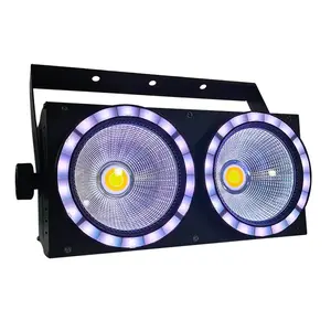 2 ojos 250W Pixel Cob Blinder Light con RGB DMX Controlado Led Audience Light