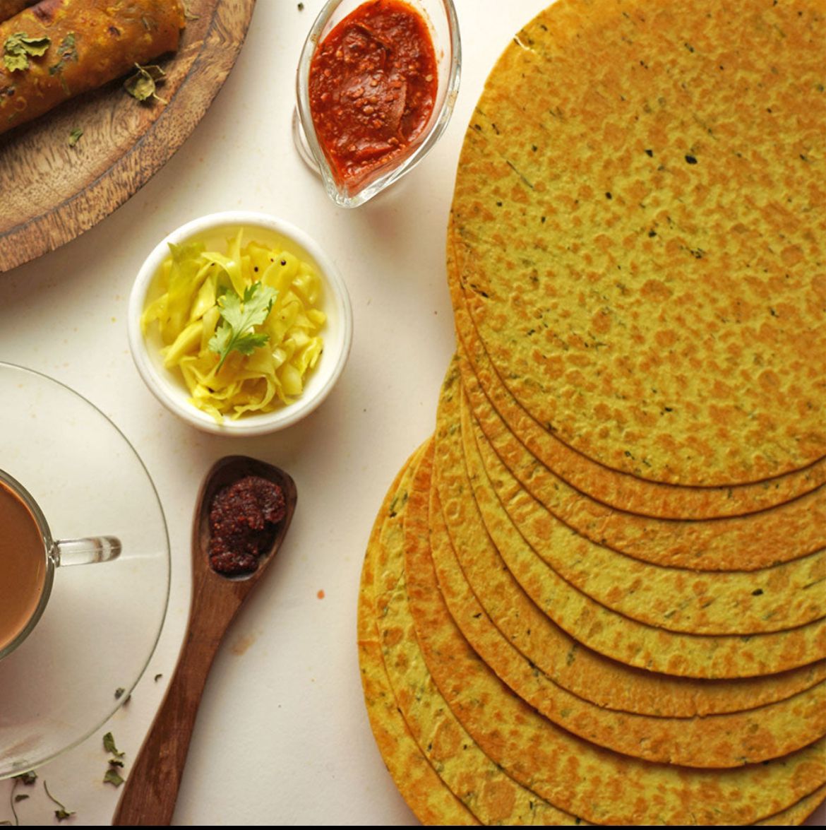 Indian Supplier Fried Methi Wheat Khakhra (Soft Spicy) 1kg-Best Market Price for Diet Tea Office School Tiffin 24-Month Shelf by DEEPAK TEXTILE