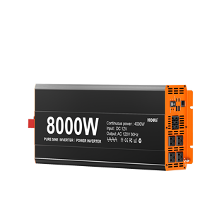 Convertisseur d'énergie à onde sinusoïdale pure HOULI 8000W 12V 24V 48V DC vers AC 220V pour voiture, camping-car et maison - Product Image 1