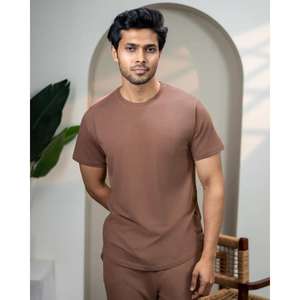 Camiseta de Hombre de Algodón y Bambú Ecológico de Alta Calidad con Efecto Antibacteriano, Ajuste Cómodo para Uso en Fiestas - Product Image 3