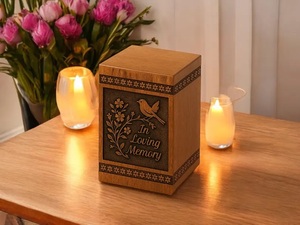 Urna de cremación de fabricante de confianza con superficie pulida de primera calidad, ideal para ceremonias funerarias, monumentos conmemorativos para el hogar y la familia - Product Image 5