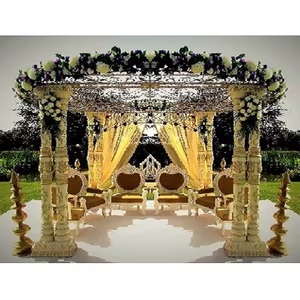 Trendy Indian <b>Wedding</b> Rustic Theme Mandap <b>Top</b> Indian <b>Wedding</b> Fiber Mandap Malaysia Rustic Indian <b>Wedding</b> Outdoor Mandap USA - Product Image 1