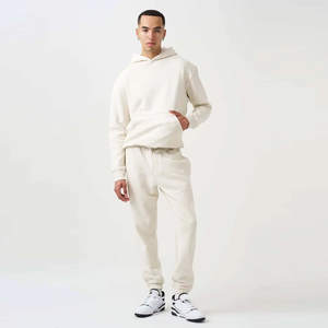 Conjunto Deportivo Personalizado para Hombre, Talla Grande, Transpirable, de Alta Calidad, Sudadera con Capucha Unisex Extra Grande con Cordón Ajustable y Pantalones Deportivos - Product Image 2