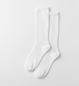 Chaussettes longues pour femmes Luma Thread, coton enrichi, respirantes, structure extensible, coupe régulière, multicolores, assorties - Product Image 5