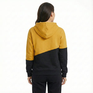 Sweat-shirts à capuche pour femmes en gros, couleur contrastée, mode décontractée, coupe ample, pull-over, impression personnalisée, logo, taille, sweat-shirts à capuche chauds - Product Image 3