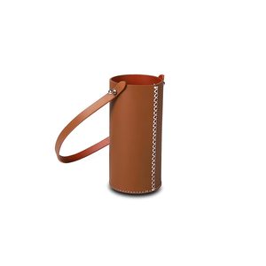 Bolsa de Cuero Clásica Marrón para Botellas de Vino, la Más Vendida, Funda/Estuche para Botellas Frías o Calientes, Bolsa de Transporte para Botellas - Product Image 1