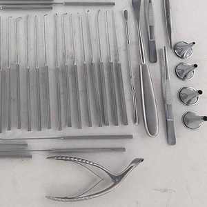 Ensemble d'instruments de tympanoplastie manuels en acier inoxydable de qualité supérieure, 60 pièces, micro-chirurgie de l'oreille, instruments ORL Pentax Medic, CE - Product Image 5