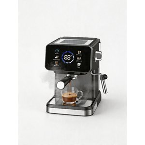Machine à expresso programmable DON FELIZ 20 bars avec écran tactile, fonction Cold Brew, boîtier en acier inoxydable, pour usage européen - Product Image 1