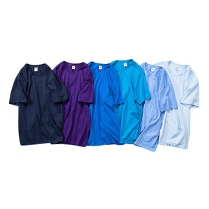 T-shirts col rond OEM pour hommes Fabricant de t-shirts en coton logo personnalisé T-shirts col rond personnalisés confortables pour hommes vente en gros - Product Image 2