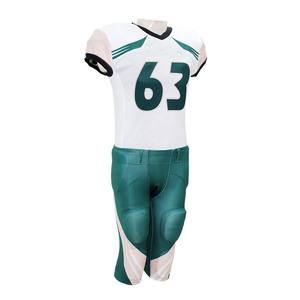 Marque privée Nouveaux uniformes de football américain 100% Polyester Logo personnalisé Respirant Plus Size Unisexe Meilleur tissu à manches courtes - Product Image 4
