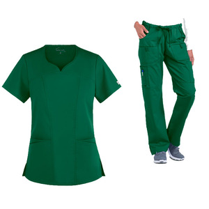 Soins infirmiers médicaux personnalisés en gros Scrubs uniformes hospitaliers pour infirmières ensembles de gommage confortables pour infirmière - Product Image 2