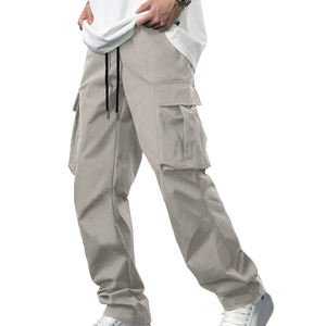 Vente en gros de pantalons cargo pour hommes, vêtements de fitness, joggings avec poches latérales, produit tendance en haut, pantalon cargo pour hommes de randonnée en plein air - Product Image 3