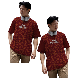 T-shirt décontracté à manches courtes en tissu de coton pour hommes, coupe régulière, parfait pour un usage quotidien en été - Product Image 1