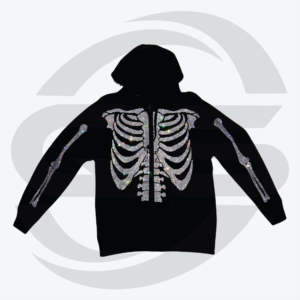 Sweats à capuche personnalisés avec strass cristal pour hommes - Product Image 2