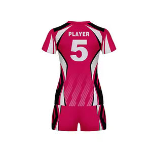 Uniforme de Voleibol Personalizado con Diseño Impreso para Adultos 2025, Material 100% Poliéster, Servicio OEM, Venta al por Mayor - Product Image 3