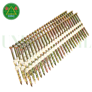 Haute qualité et livraison rapide 5000 pcs 2-3/8 "x 0.113 clous en plastique pour bois avec couleur jaune zingué - Product Image 6