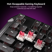 Flux 87 Wired TKL Mechanical Keyboard Hall Effect Magnetic Switch RGB Backlit ANSI Layout Gaming Gasket Mount OEM/ODM B2B