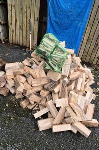 Bûches de bois de sapin de première qualité séchées au four, prêtes à l'emploi, forme carrée, longueur 17 cm, prix économiques, liées à l'énergie - Product Image 6