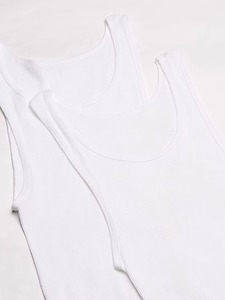 Camiseta sin mangas informal para hombre de marca 100% algodón transpirable gimnasio Fitness ropa deportiva OEM servicio personalizado - Product Image 4