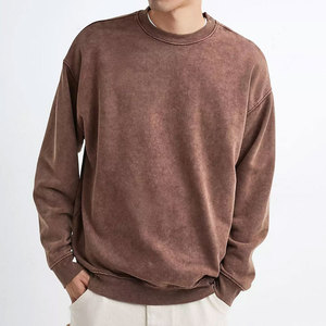 Sweat-shirt tendance délavé à l'acide, tissu durable, conçu pour un confort et un style durables - Product Image 1