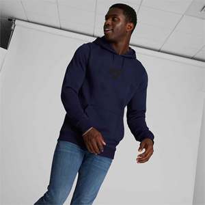 Sweats à capuche pour hommes logo personnalisé brodé et imprimé conception de logo OEM couleur bleu marine sweats à capuche pour hommes vente en gros - Product Image 4